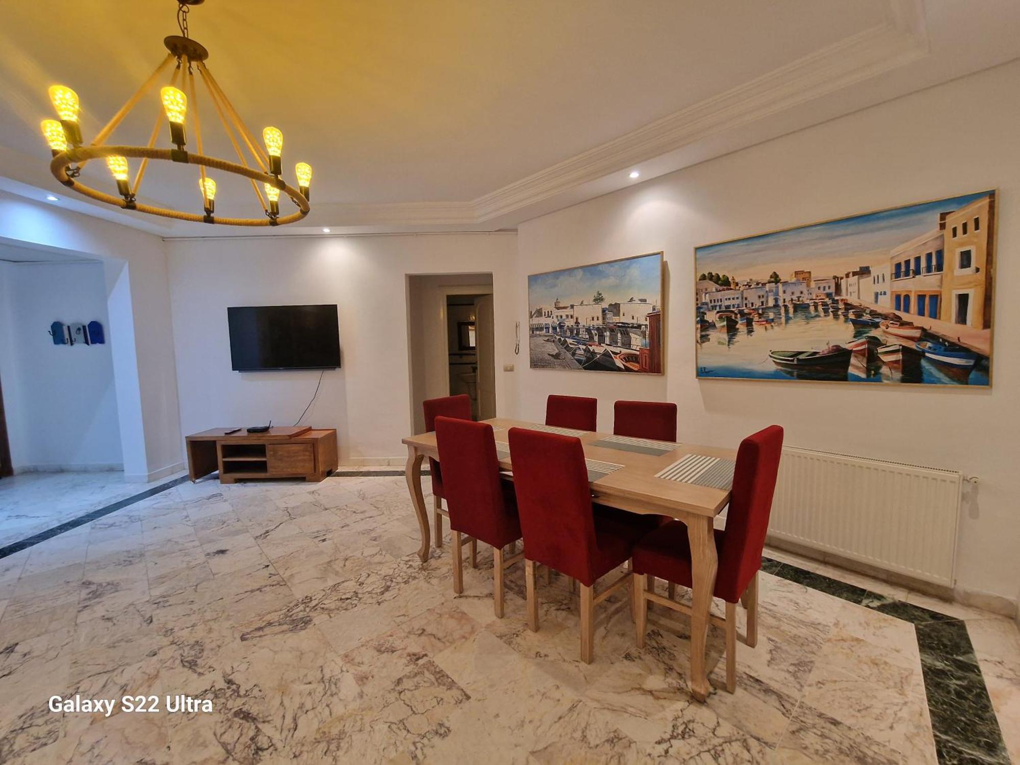 La Perle Bleue Apartment La Goulette Bagian luar foto