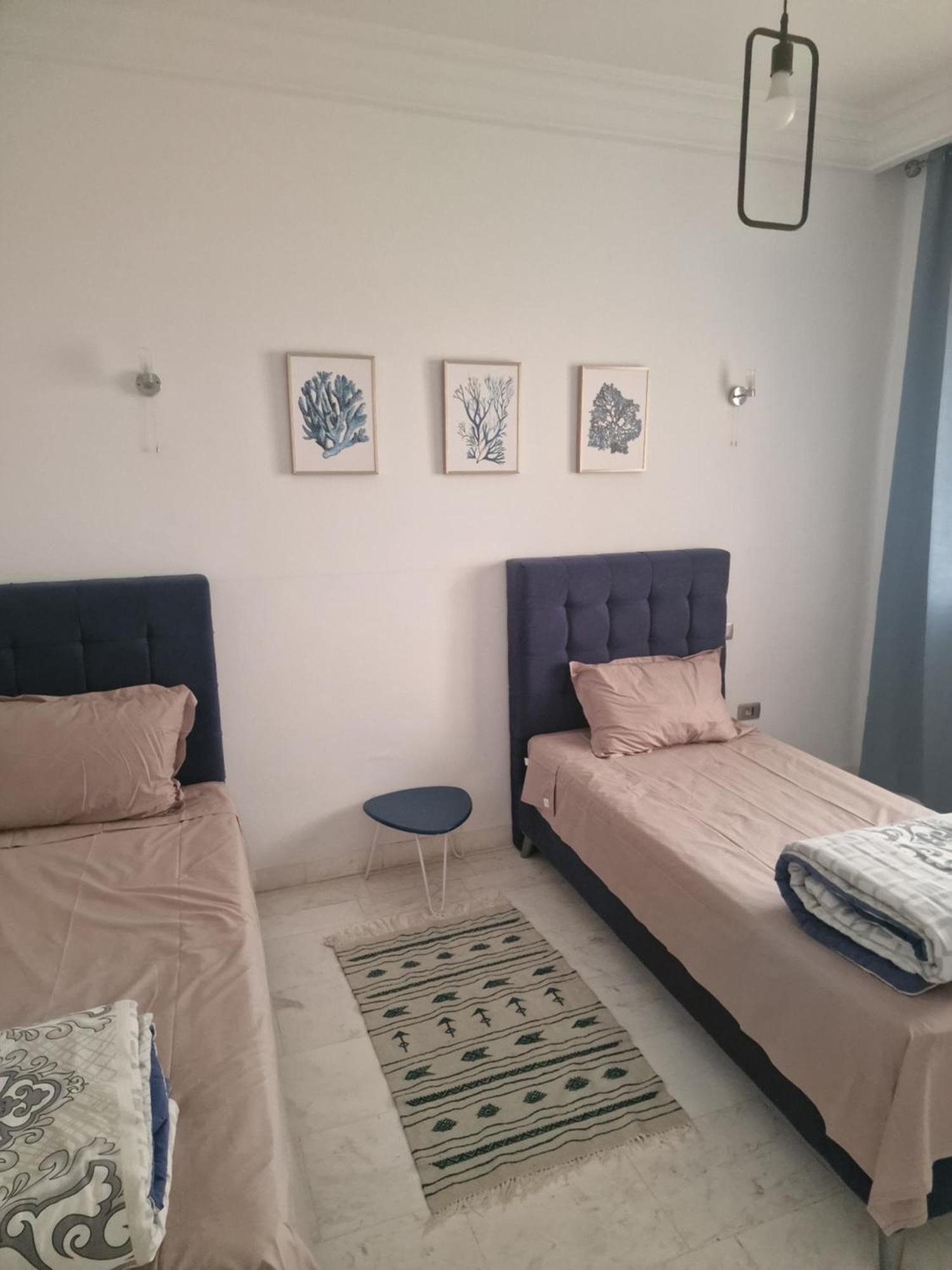 La Perle Bleue Apartment La Goulette Bagian luar foto