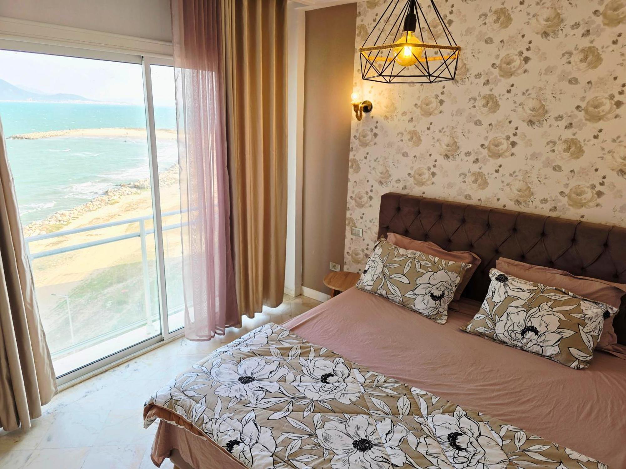 La Perle Bleue Apartment La Goulette Bagian luar foto